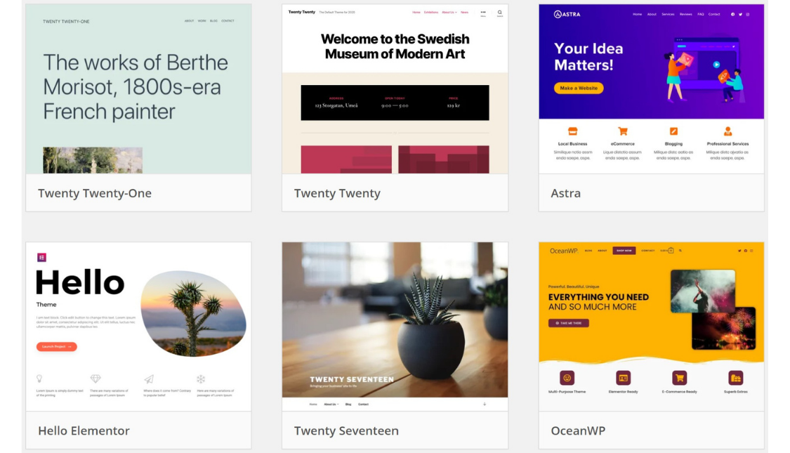 Best Wordpress Themes for Your Industry